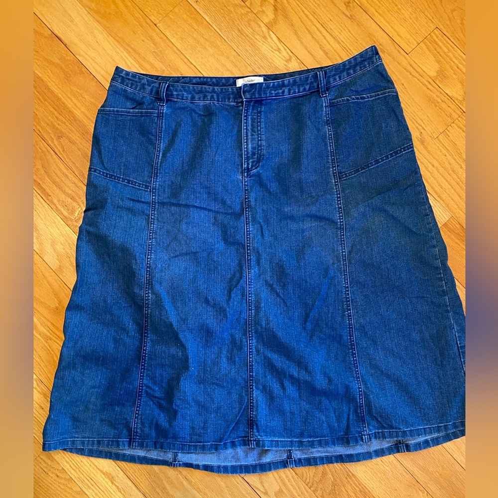 Christopher and Banks Jean Skirt
